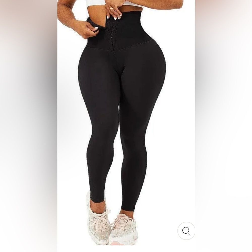 CORSET WAIST BUTTERY SOFT BODY SHAPER LEGGINGS